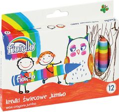 Zdjęcie Fiorello Kredki Świecowe Jumbo 12 Kolorów - Garwolin