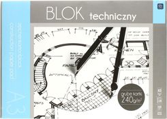 INTERDRUK Blok techniczny A3/10 kartek Premium