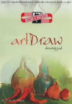 KOH-I-NOOR Blok rysunkowy Art Draw A4/50 arkuszy 150g