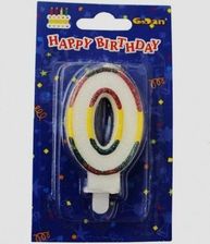 Zdjęcie Godan Świeczka Cyferka Z Brokatem 0 - Koszalin