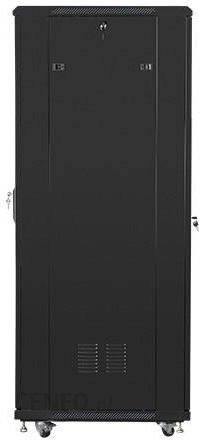 Lanberg Szafa instalacyjna stojąca 19'' 37U/600x800mm Czarna Drzwi Szklane (FF01-6837-12B)