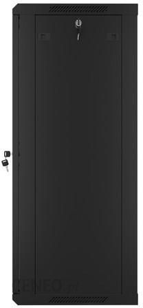 Lanberg Szafa instalacyjna wisząca 19'' 22U 600x450mm Czarna Drzwi Szklane (WF01-6422-10B)