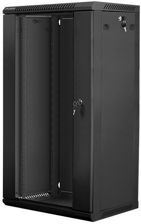 Lanberg Szafa instalacyjna wisząca 19'' 22U 600x450mm Czarna Drzwi Szklane (WF01-6422-10B) - zdjęcie 13 Lanberg Szafa instalacyjna wisząca 19'' 22U 600x450mm Czarna Drzwi Szklane (WF01-6422-10B)