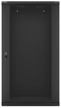 Lanberg Szafa instalacyjna wisząca 19'' 22U 600x450mm Czarna Drzwi Szklane (WF01-6422-10B) - zdjęcie 8 Lanberg Szafa instalacyjna wisząca 19'' 22U 600x450mm Czarna Drzwi Szklane (WF01-6422-10B)