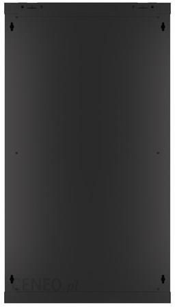 Lanberg Szafa instalacyjna wisząca 19'' 22U 600x450mm Czarna Drzwi Szklane (WF01-6422-10B)