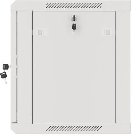 Lanberg Szafa instalacyjna wisząca 19'' 9U 600x450mm Szara Drzwi Szklane (WF01-6409-10S)