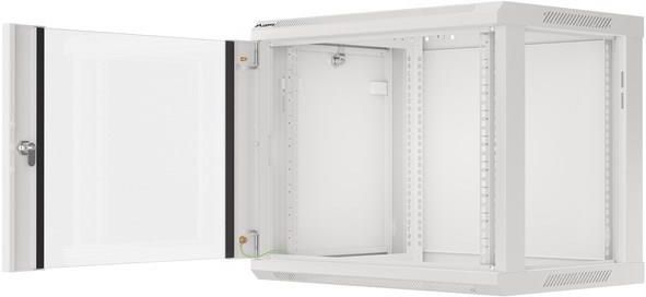 Lanberg Szafa instalacyjna wisząca 19'' 9U 600x450mm Szara Drzwi Szklane (WF01-6409-10S) - zdjęcie 8 Lanberg Szafa instalacyjna wisząca 19'' 9U 600x450mm Szara Drzwi Szklane (WF01-6409-10S)