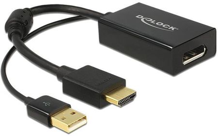 Delock Adapter HDMI (M) > DisplayPort 1.2 (Ż) (62667)