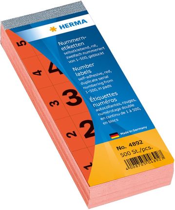 Herma Etykiety samoprzylepne 28 x 56mm / 500szt. 4892