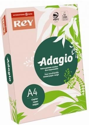 Rey Adagio Papier Ksero A4/80G różowy nr koloru 07 ADAGI080X643
