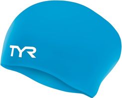 Tyr Long Hair Wrinkle-Free Swim Cap Niebieski
