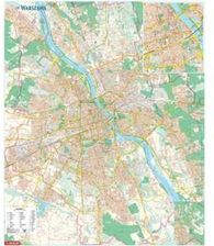 Demart Warszawa mapa ścienna - Mapy ścienne