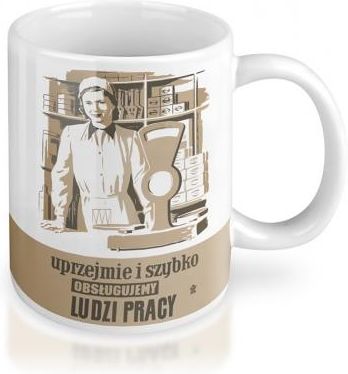 Bigtrade Sp Z O O Kubek Porcelanowy Boss Prl Propaganda Obsługujemy