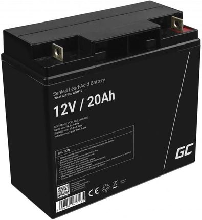 Green Cell Bezobsługowy akumulator AGM VRLA 12V 20Ah (AGM10)