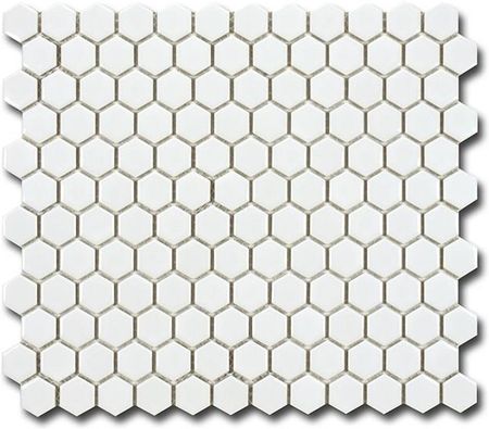 El Cassa Mozaika Dekoracyjna Hexagon Blanco Shine 26x30