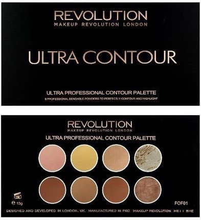 Makeup Revolution Ultra Contour Palette do Modelowania Twarzy 13g