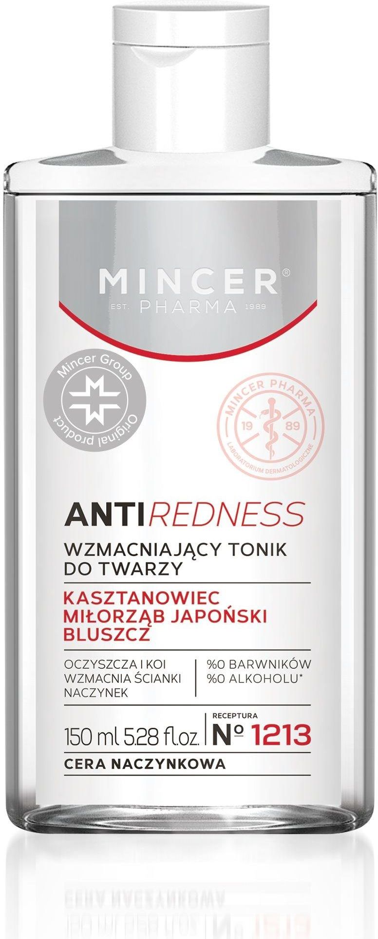 Tonik do twarzy Mincer Pharma AntiRedness 1213 tonik żel 150ml Opinie