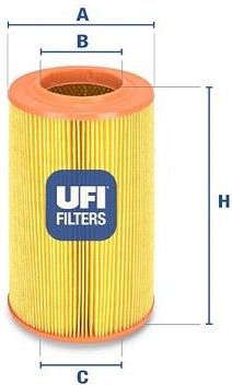 Filtr Powietrza Silnika UFI 27.628.00