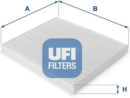 Filtr kabinowy powietrza Przeciwpyłkowy UFI 53.125.00