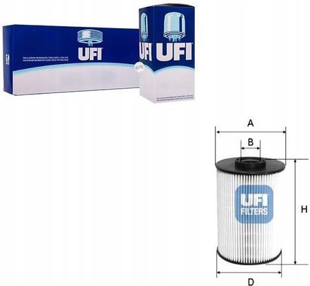 Filtr Paliwa UFI 26.055.00