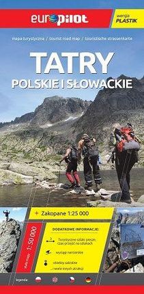 Tatry Polskie i Słowackie. Laminowana mapa turystyczna