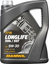 Zdjęcie Mannol 5W30 7715 LONGLIFE 504/507 5L - Pieniężno