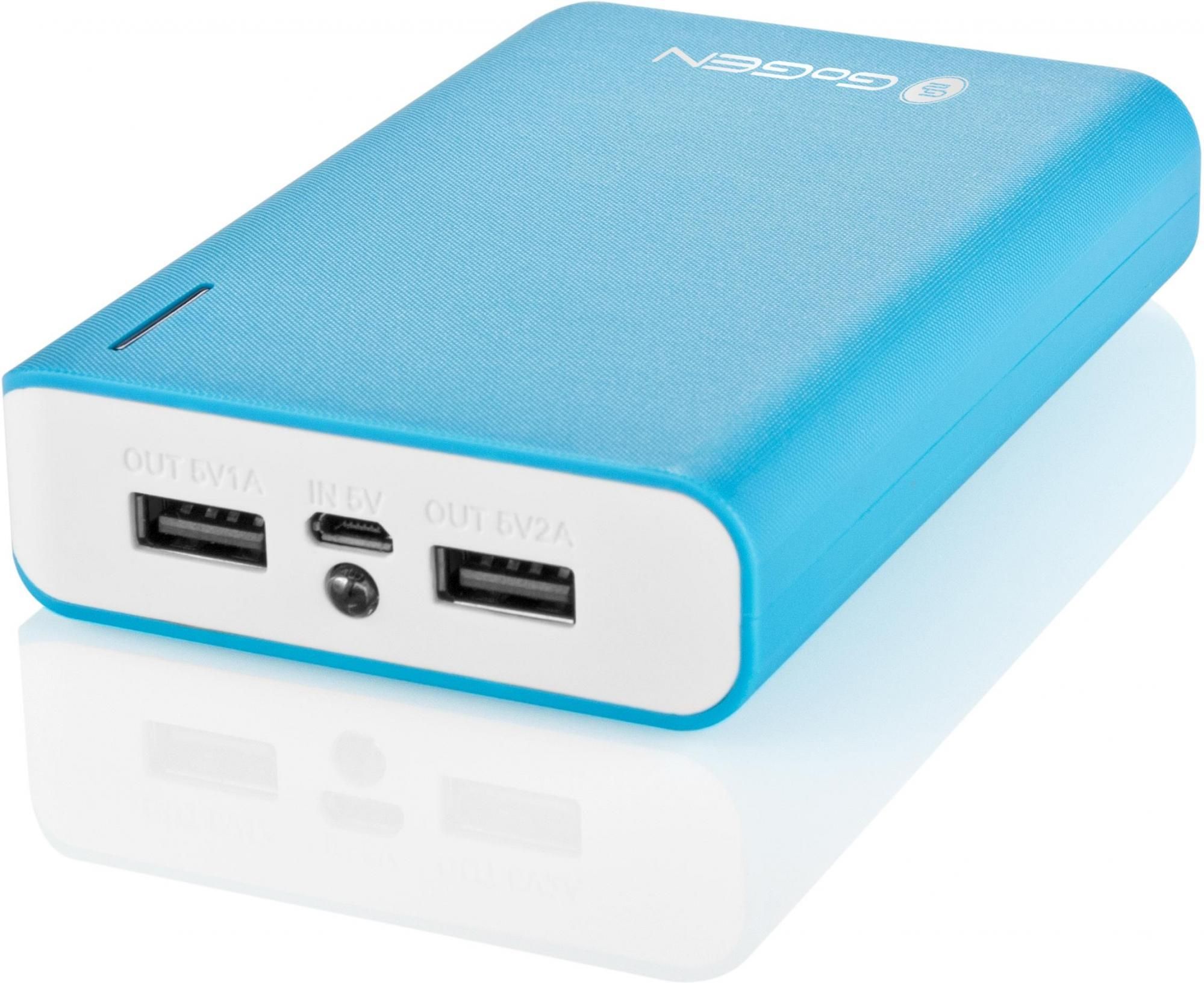 Powerbank GoGEN mAh BiaÅy Niebieska GOGPB BLW Opinie i Powerbank GoGEN mAh BiaÅy Niebieska GOGPB BLW zdjÄcie 1