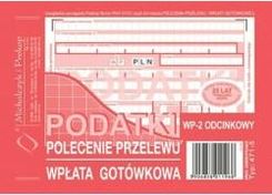 Podatki polecenie przelewu - wpłata gotówkowa - 2 odcinkowe Typ: 471-5 Michalczyk&Prokop