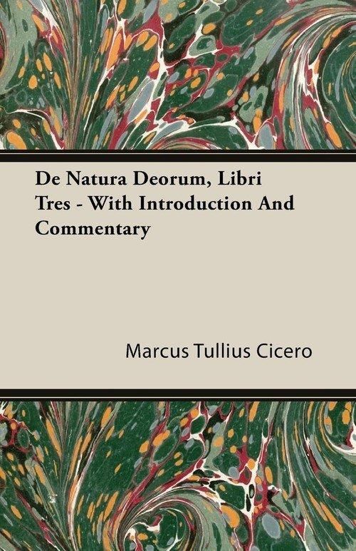 De Natura Deorum, Libri Tres - With Introduction and Commentary -  Literatura obcojęzyczna - Ceny i opinie 