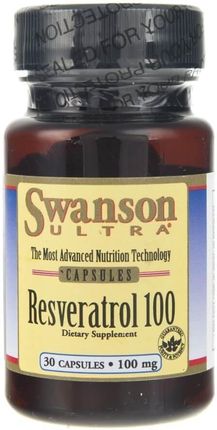 Swanson Resveratrol 100mg 30 kaps.