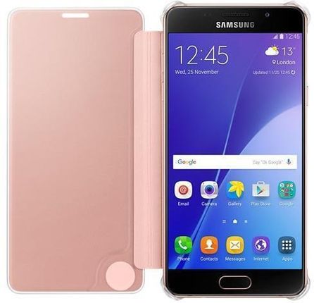 Samsung Clear View Cover do Galaxy A5 (2016) Różowy Złoty (EF-ZA510CZEGWW)