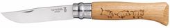 Zdjęcie Opinel Nóż No 08 Stainless Steel Animalia Boar - Kalisz