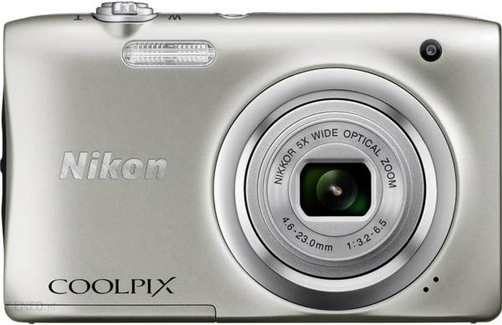 Aparat Cyfrowy Nikon Coolpix A100 Srebrny Ceny I Opinie Na Ceneo Pl