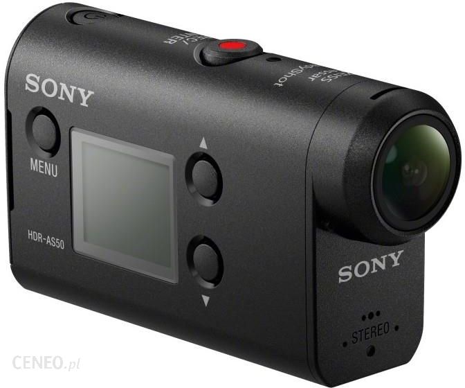 Kamera Sportowa Sony Hdr As50 Czarny Opinie I Ceny Na Ceneo Pl