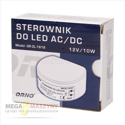 Orno Zasilacz LED do puszki AC/DC LED 10W (or-zl-1618)