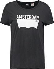 Levis® THE PERFECT Tshirt z nadrukiem amsterdam black Levis® THE PERFECT Tshirt z nadrukiem amsterdam black