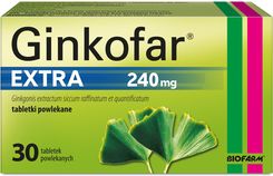 Zdjęcie Ginkofar Extra 240mg, 30 tabl. - Żagań