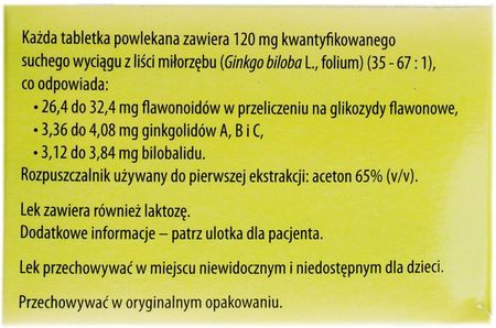 Ginkofar Intense 60 tabl. - zdjęcie 2
