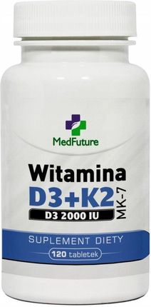 Medfuture Witamina D3+K2 MK-7 120tab. 