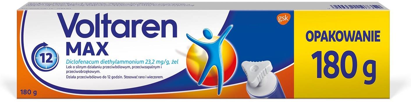 Voltaren Max żel 180g