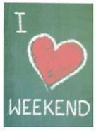 Zdjęcie Henry Karnet B6 I Love Weekend - Kórnik