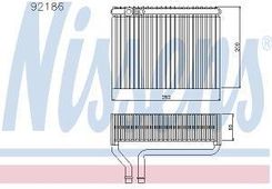 Parownik klimatyzacji NISSENS 92186