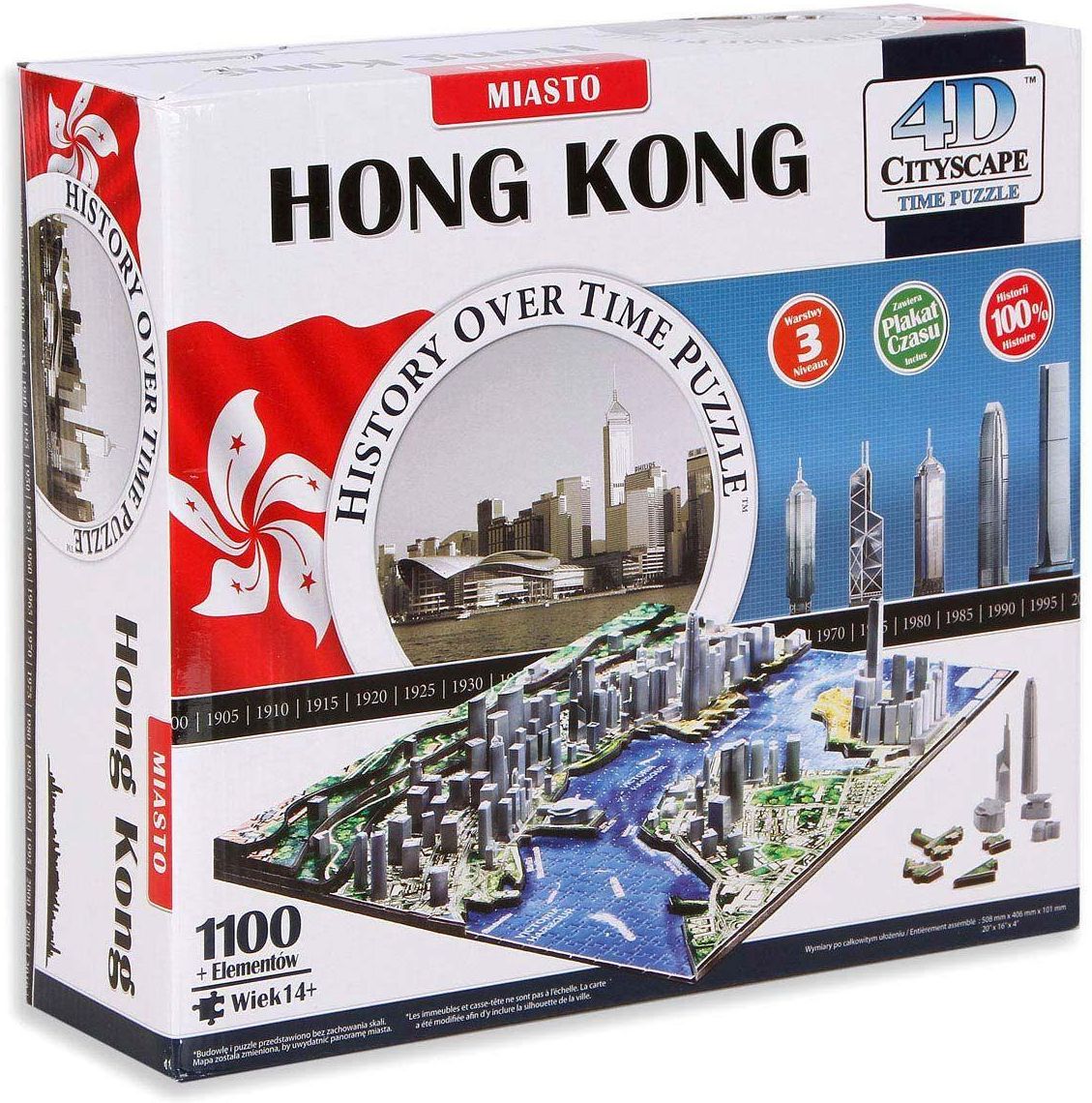Panon Limited Miasta 4D puzzle Hong Kong (40026) Ceny i opinie Ceneo.pl