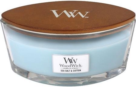 WoodWick Świeca zapachowa Hearthwick Sea Salt & Cotton