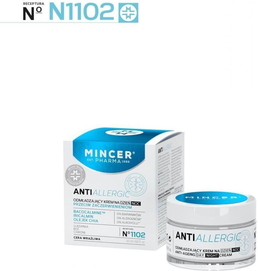 Krem do twarzy Mincer Pharma Anti Allergic Cera Wrażliwa Odmładzający