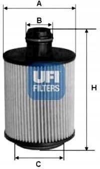 Filtr Oleju silnikowego UFI 25.093.00