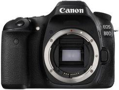 Lustrzanka Canon EOS 80D Czarny Body  - zdjęcie 1