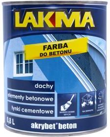 Lakma Akrybet beton Brązowa Ciemna 4L