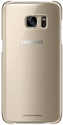 Samsung Clear Cover do Galaxy S7 Edge Złoty (EF-QG935CFEGWW)