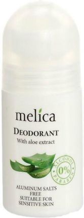Melica Organic Dezodorant do Ciała Roll On z Ekstraktem z Aloesu 50ml